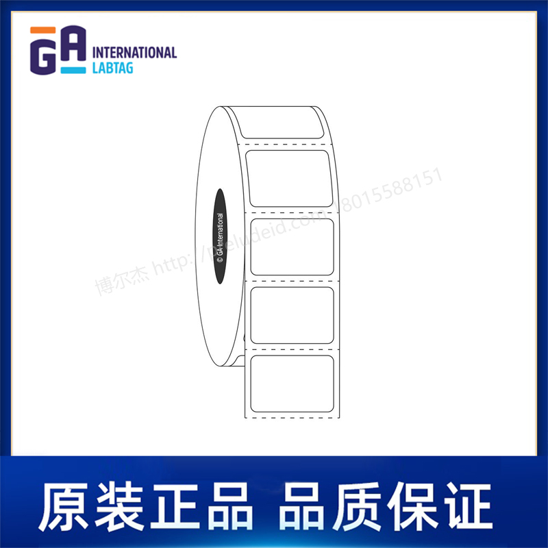 SR-117   0.866" x 0.59" (22 mm x 15 mm)   定制代打印GA International实验室标签